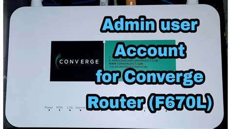 converge admin password|converge ip address.